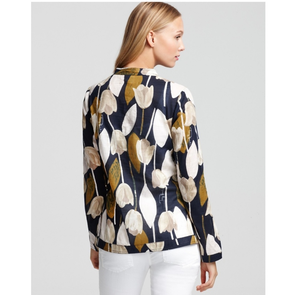 Tory Burch tulip signature long tunic size 2